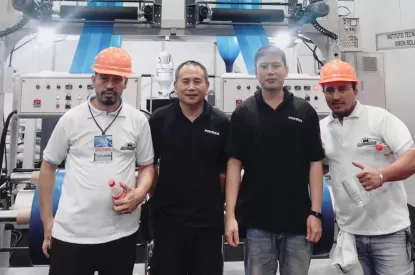In-house plastic recycling machine in IPLAS Ecuador 2019